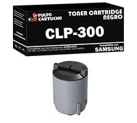 Pulpo Cartucho - Toner CLP-300 Negro Compatible con Samsung CLP-K300A - Remanufacturado - Valido para Impresoras Samsung CLP-300 / CLP-300N / CLX-2160 / CLX-2160N / CLX-3160FN