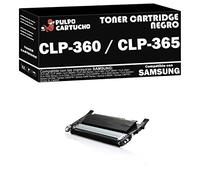 Pulpo Cartucho - Toner CLP-360 / CLP-365 Negro Compatible con Samsung CLT-K406S - Premium - Valido para Impresoras Samsung CLP-360 / CLP-365 / CLX-3300 / CLX-3305 / Xpress C410 / Xpress C460 Series