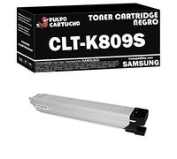 Pulpo Cartucho - Toner CLT-K809S Negro Compatible con Samsung SS607A - Remanufacturado - Valido para Impresoras Samsung CLX 9201NA/CLX 9251NA/CLX 9301NA | MultiXpress-C9201NA/C9251NA/C9301NA
