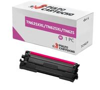 Pulpo Cartucho - Toner Compatible con Brother TN625XXL/TN625XL Magenta