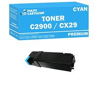 Pulpo Cartucho - Toner Genérico C2900 / CX29 Cyan Compatible con Epson Ref. C13S050629 - Valido para Impresoras Aculaser C2900, Aculaser C2900DN, Aculaser C2900N, Aculaser CX29DNF, Aculaser CX29NF