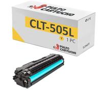 Pulpo Cartucho - Toner Genérico CLT-505L Amarillo Compatible con Samsung CLT-Y505L - Valido para Impresoras ProXpress C2600, C2620DW, C2620DW Premium Line, C2670FW, C2670FW Premium Line, C2680FX