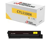 Pulpo Cartucho - Toner Genérico CTL1100X Amarillo Compatible con Pantum CTL1100XY - Valido para Impresoras CM-1100ADN, CM-1100ADW, CM-1100DN, CM-1100DW, CP-1100, CP-1100DW