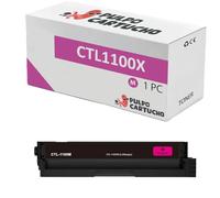 Pulpo Cartucho - Toner Genérico CTL1100X Magenta Compatible con Pantum CTL1100XM - Valido para Impresoras CM-1100ADN, CM-1100ADW, CM-1100DN, CM-1100DW, CP-1100, CP-1100DW