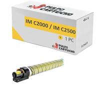 Pulpo Cartucho - Toner Genérico IM C2000 / IM C2500 Amarillo Compatible con Ricoh 842312 / 842308 - Valido para Impresoras IM-C2000, IM-C2000A, IM-C2500, IM-C2500A