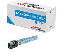 Pulpo Cartucho - Toner Genérico IM C2000 / IM C2500 Cyan Compatible con Ricoh 842314 / 842310 - Valido para Impresoras IM-C2000, IM-C2000A, IM-C2500, IM-C2500A
