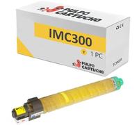 Pulpo Cartucho - Toner Genérico IMC300 Amarillo Compatible con Ricoh Ref. 84238 - Valido para Impresoras IM C300, IM C300F