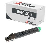 Pulpo Cartucho - Toner Genérico IMC300 Negro Compatible con Ricoh Ref. 842382 - Valido para Impresoras IM C300, IM C300F