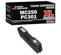Pulpo Cartucho - Toner Genérico MC250 / PC301 XL Negro Compatible con Ricoh 408340 / MC250HBK - Valido para Impresoras M-C250FW, P-C301W
