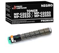 Pulpo Cartucho - Toner Genérico MP C2030, MP C2050, MP C2530, MP C2550 Negro Compatible con Ricoh 841196 - para Aficio MP C2030, MP C2050, MP C2050SPF, MP C2530, MP C2550, MP C2550CSP, MP C2550SPF