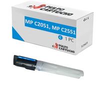 Pulpo Cartucho - Toner Genérico MP C2051 / C2551 Cyan Compatible con Ricoh 841505 - Valido para Impresoras Ricoh Aficio MP C2051, MP C2051 AD, MP C2551, MP C2551 AD
