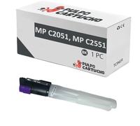 Pulpo Cartucho - Toner Genérico MP C2051 / C2551 Negro Compatible con Ricoh 841504 - Valido para Impresoras Ricoh Aficio MP C2051, MP C2051 AD, MP C2551, MP C2551 AD