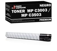 Pulpo Cartucho - Toner Genérico MP C3003 / MP C3503 Negro Compatible con Ricoh 841817 - Valido para Impresoras Aficio MP C3003sp, Aficio MP C3003zsp, Aficio MP C3503sp
