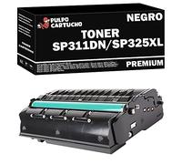 Pulpo Cartucho - Toner Genérico SP 310, SP 311, SP 320, SP 325 XXL Negro Compatible con Ricoh 407246, 407249, 821242 - para Aficio SP 310, 311DN, 311DNw, 311SFN, 311SFNw, 325DNw, 325SFNw, 325SNw
