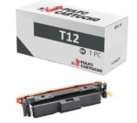 Pulpo Cartucho - Toner Genérico T12 Negro Compatible con Canon T12BK / 5098C006 - Valido para Impresoras i-Sensys X-C1330, X-C1333, X-C1333i, X-C1333iF, X-C1333P