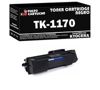 Pulpo Cartucho - Toner Genérico TK-1170 Negro Compatible con Kyocera TK1170 / 1T02S50NL0 - Valido para Impresoras ECOSYS M2040dn / ECOSYS M2540dn / ECOSYS M2540dne / ECOSYS M2540dnw / ECOSYS M2640idw