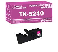 Pulpo Cartucho - Toner Genérico TK-5240 Magenta Compatible con Kyocera TK5240 / 1T02R7BNL0 - Valido para Impresoras ECOSYS M5526cdn / ECOSYS M5526cdw / ECOSYS P5026cdn / ECOSYS P5026cdw