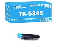 Pulpo Cartucho - Toner Genérico TK-5345 Cyan Compatible con Kyocera TK5345 / 1T02ZLCNL0 - Valido para Impresoras TASKALFA 352CI