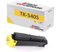 Pulpo Cartucho - Toner Genérico TK-5405 Amarillo Compatible con Kyocera TK5405 / TK-5405Y - Valido para Impresoras Ecosys MA3500ci