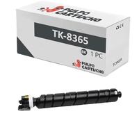 Pulpo Cartucho - Toner Genérico TK-8365 Negro Compatible con Kyocera TK8365 / 1T02YP0NL0 - Valido para Impresoras Taskalfa 2554 Ci