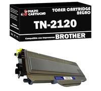 Pulpo Cartucho - Toner Genérico TN2120 Negro Compatible con Brother TN-2120 - Valido para Impresoras DCP 7030, 7032, 7040, 7045 / HL 2140, 2150, 2170 / MFC 7320, 7340, 7440, 7840