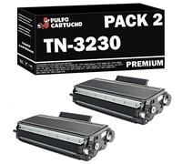 Pulpo Cartucho - Toner Genérico TN3230 Negro Compatible con Brother TN-3230 - para DCP 8070 8080 8085 8800 8890, HL 3250 5300 5340 5340DL 5350 5350DN 5370 5380, MFC 8370DN 8380 8880DN 8885DN 8890 DW