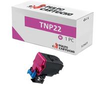Pulpo Cartucho - Toner Genérico TNP-22M / TNP 22 Magenta Compatible con Konica Minolta A0X5352 - Valido para Impresoras Bizhub C35, Bizhub C35P
