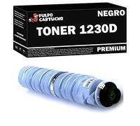 Pulpo Cartucho - Toner Genérico Type 1230D Negro Compatible con Ricoh 885094 - Valido para Impresoras Aficio 2015, 2016, 2018, 2020, MP1500, MP1600, MP1900, MP2000