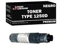 Pulpo Cartucho - Toner Genérico Type 1250D / Type 1150D Negro Compatible con Ricoh 885258 - Valido para Impresoras Aficio 1013, Aficio 1013 f