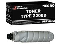 Pulpo Cartucho - Toner Genérico Type 2220D Negro Compatible con Ricoh 885266 - Valido para Impresoras Aficio, Aficio MP, Imagio Neo