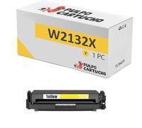 Pulpo Cartucho - Toner Genérico W2132X Amarillo Compatible con HP 213X / W2132 - para Color LaserJet Enterprise 5700dn, 6700dn, 6701dn / MFP 6800dn, 5800dn, 5800f / Flow MFP 5800zf, 6800zfw+, 6800zf