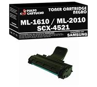 Pulpo Cartucho - Toner ML-1610 / ML-2010 / SCX-4521 Negro Compatible con Samsung MLT-D119S - Remanufacturado - Valido para Impresoras Samsung ML 1610/ML 2010/ML 2015/ML 2020/ML 2510/SCX 4521F/SCX 4521