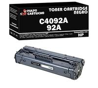 Pulpo Cartucho - Toner Negro Compatible con HP C4092A / Ref. 92A - 2500 Páginas - Valido para Impresoras Laserjet 1100 / 3200