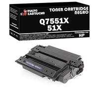 Pulpo Cartucho - Toner Q7551X Negro Compatible con HP Q7551X / Ref. 51X - Valido para Impresoras Laserjet Series M3000 / M3027 / M3035 / P3003 / P3004 / P3005