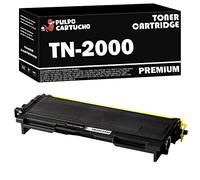 Pulpo Cartucho - Toner TN2000 Negro Compatible con Brother TN-2000 - Valido para Impresoras Brother DCP / Fax / HL / MFC