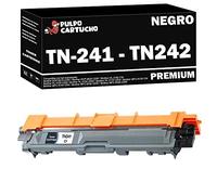 Pulpo Cartucho - Toner TN241 / TN242 / TN245 / TN246 Negro Compatible con Brother TN-241, TN-242, TN-245, TN-246 / Ref. TN241BK - Para DCP 9015, 9020 / HL 3140, 3150, 3170 / MFC 9130, 9140, 9330, 9340