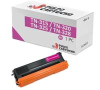 Pulpo Cartucho - Toner TN315 / TN320 / TN325 / TN328 Magenta Compatible con Brother TN-315 / TN-320 / TN-325 / TN-328 - Valido para Impresoras DCP / HL / MFC