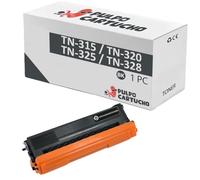 Pulpo Cartucho - Toner TN315 / TN320 / TN325 / TN328 Negro Compatible con Brother TN-315 / TN-320 / TN-325 / TN-328 - Valido para Impresoras DCP/HL/MFC