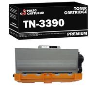 Pulpo Cartucho - Toner TN3390 Negro Compatible con Brother TN-3390 - Valido para Impresoras DCP 8250 / HL 6100, 6180 / MFC 8900, 8910, 8950