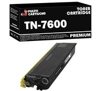 Pulpo Cartucho - Toner TN7600 Negro Compatible con Brother TN-7600 - Valido para DCP 8020, 8025 / HL 1600, 1630, 1640, 1650, 1670, 1800, 1850, 1870, 5000, 5030, 5040, 5050, 5070 / MFC 8420, 8820