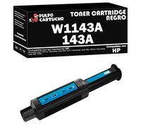 Pulpo Cartucho - Toner W1143A Negro Compatible con HP W1143A / Ref. 143A - Valido para Impresoras Neverstop Laser 1001nw / MFP 1201n / MFP 1202nw / MFP 1202w