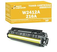 Pulpo Cartucho - Toner W2412A (con Chip) Amarillo Compatible con HP W2412A (con Chip) / Ref. 216A - Valido para Impresoras Color Laserjet Pro M155 / MFP M182n / MFP M183fw