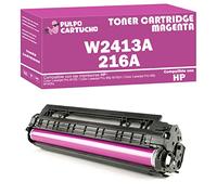 Pulpo Cartucho - Toner W2413A (con Chip) Magenta Compatible con HP W2413A (con Chip) / Ref. 216A - Valido para Impresoras Color Laserjet Pro M155 / MFP M182n / MFP M183fw