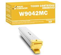 Pulpo Cartucho - Toner W9042MC Amarillo Compatible con HP W9042MC / Ref. W9042 MC - Valido para Impresoras Color LaserJet Managed MFP E77822DN / E77822Z / E77825DN / E77825Z / E77830DN / E77830Z