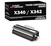 Pulpo Cartucho - Toner X340 / X342 Negro Compatible con Lexmark Ref. X340H11G - Valido para Impresoras X340 / X340n / X342 / X342n