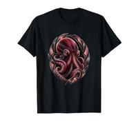 Pulpo con Marco Angular Rosa Camiseta