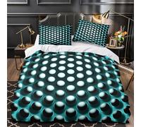 Pulpo cósmico Funda de Edredón 3 Piezas Estampado 3D Microfibra Suave Cierre de Cremallera Oculta con Fundas de Almohada Suave Fantasía en aguas profundas Funda Edredon for familia Double（200x200cm）