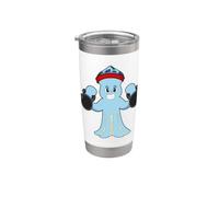 Pulpo Culturista Mancuernas Culturismo Vaso térmico de acero inoxidable de doble pared