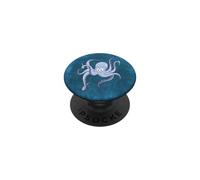 Pulpo de Las Profundidades del mar, cómico y Divertido. PopSockets PopGrip Adhesivo