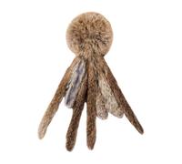 Pulpo De Peluche Para Gatos - Juguete Interactivo Para Patear Con Plumas Y Campanas | Juguete Para Gatos Suave Y Esponjoso Para Jugar En Interiores | Juguetes De Persecución De Con Forma De Pu